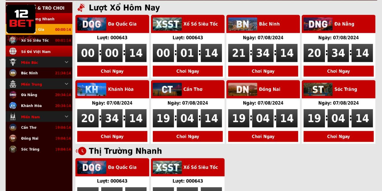 Số Đề 12Bet - Hướng Dẫn Cách Chơi Hiệu Quả, Thắng Lớn 1 Số Đề Tại Nhà Cái 12Bet Là Gì?